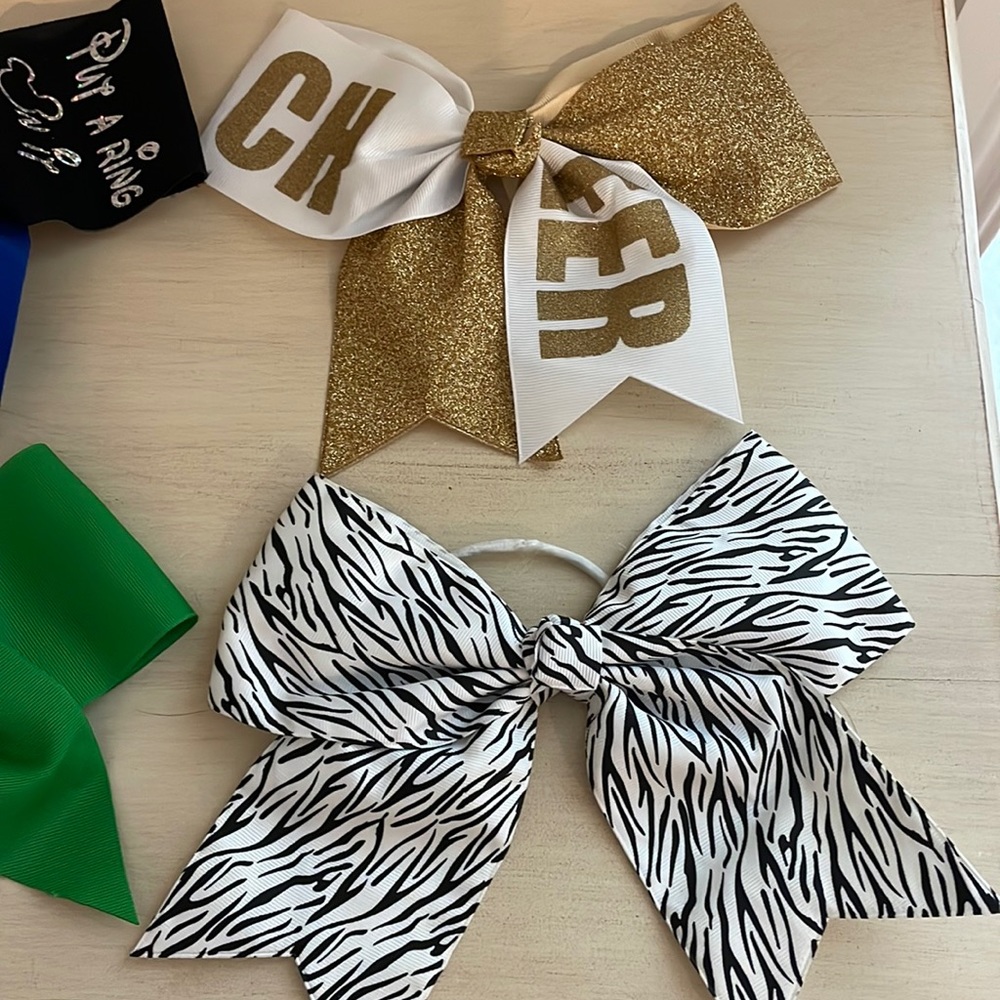 cheer hair bows